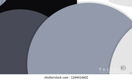 Simple and Colorful Circles Background , Design Vector - eps10