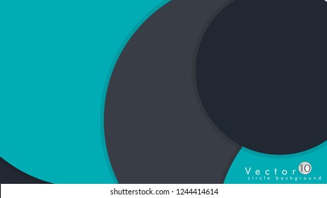 Simple and Colorful Circles Background , Design Vector - eps10