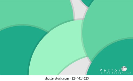 Simple and Colorful Circles Background , Design Vector - eps10
