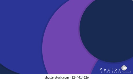 Simple and Colorful Circles Background , Design Vector - eps10