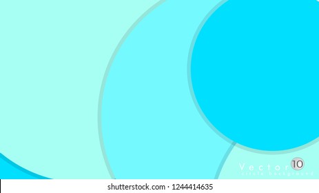 Simple and Colorful Circles Background , Design Vector - eps10