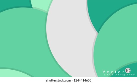 Simple and Colorful Circles Background , Design Vector - eps10