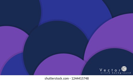 Simple and Colorful Circles Background , Design Vector - eps10