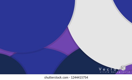 Simple and Colorful Circles Background , Design Vector - eps10