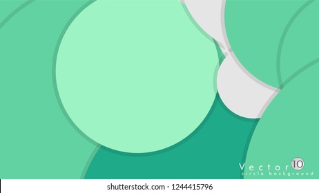 Simple and Colorful Circles Background , Design Vector - eps10