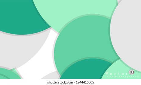Simple and Colorful Circles Background , Design Vector - eps10