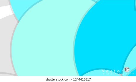 Simple and Colorful Circles Background , Design Vector - eps10