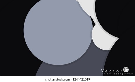 Simple and Colorful Circles Background , Design Vector - eps10