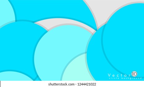 Simple and Colorful Circles Background , Design Vector - eps10