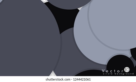 Simple and Colorful Circles Background , Design Vector - eps10