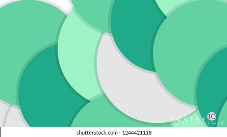 Simple and Colorful Circles Background , Design Vector - eps10