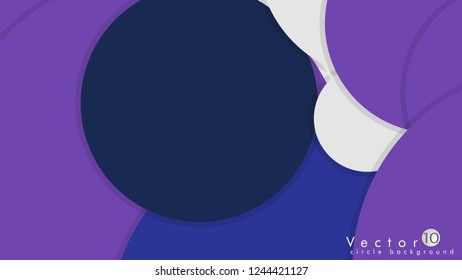 Simple and Colorful Circles Background , Design Vector - eps10