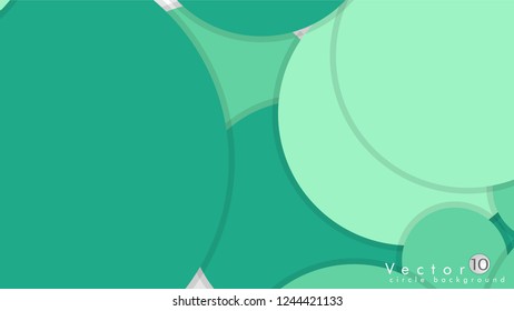 Simple and Colorful Circles Background , Design Vector - eps10