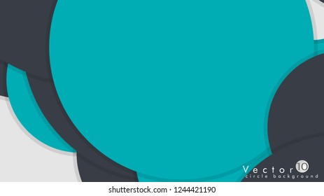 Simple and Colorful Circles Background , Design Vector - eps10