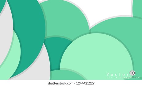 Simple and Colorful Circles Background , Design Vector - eps10
