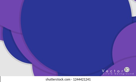 Simple and Colorful Circles Background , Design Vector - eps10