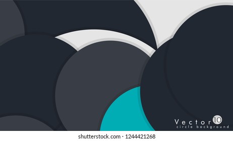 Simple and Colorful Circles Background , Design Vector - eps10