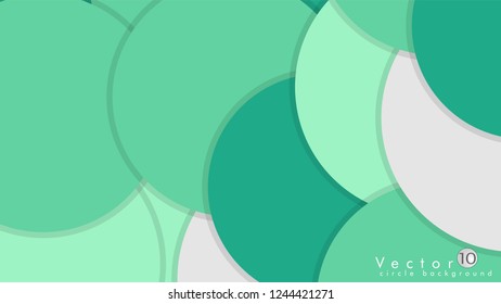 Simple and Colorful Circles Background , Design Vector - eps10