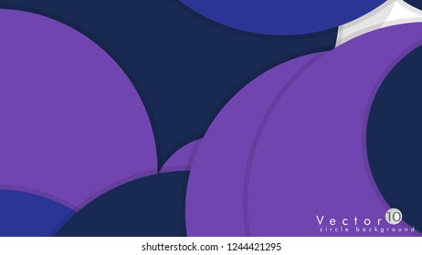 Simple and Colorful Circles Background , Design Vector - eps10