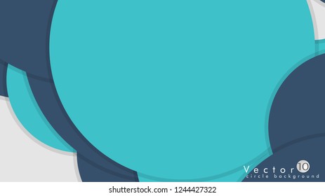 Simple and Colorful Circles Background , Design Vector - eps10