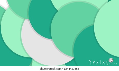 Simple and Colorful Circles Background , Design Vector - eps10