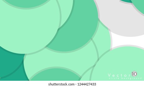 Simple and Colorful Circles Background , Design Vector - eps10