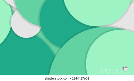 Simple and Colorful Circles Background , Design Vector - eps10