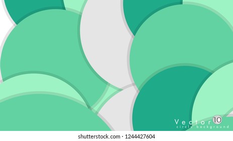 Simple and Colorful Circles Background , Design Vector - eps10