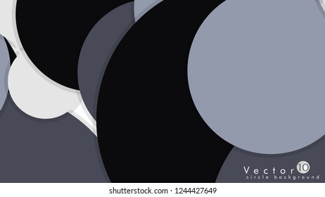 Simple and Colorful Circles Background , Design Vector - eps10