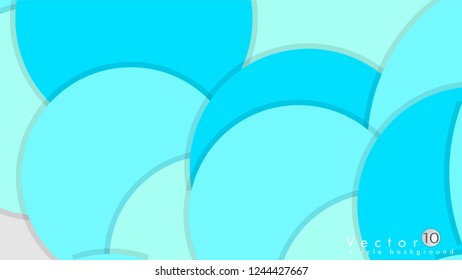 Simple and Colorful Circles Background , Design Vector - eps10