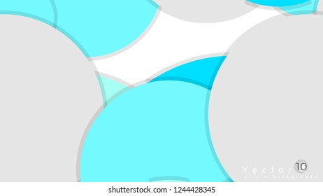 Simple and Colorful Circles Background , Design Vector - eps10