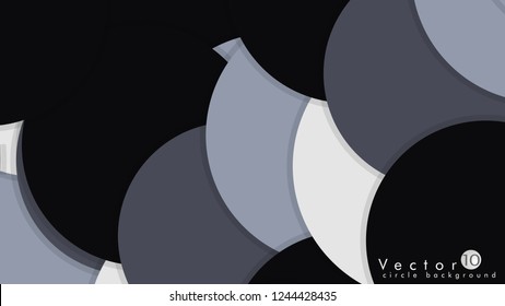 Simple and Colorful Circles Background , Design Vector - eps10