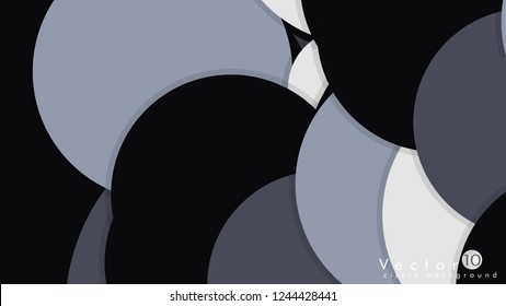 Simple and Colorful Circles Background , Design Vector - eps10