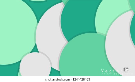 Simple and Colorful Circles Background , Design Vector - eps10