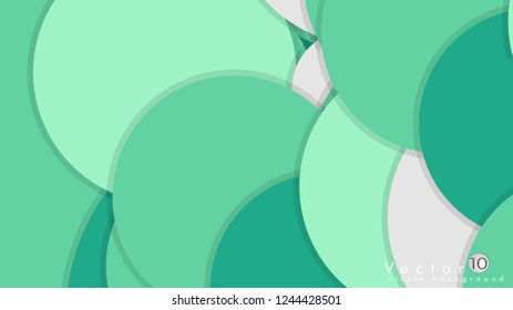 Simple and Colorful Circles Background , Design Vector - eps10