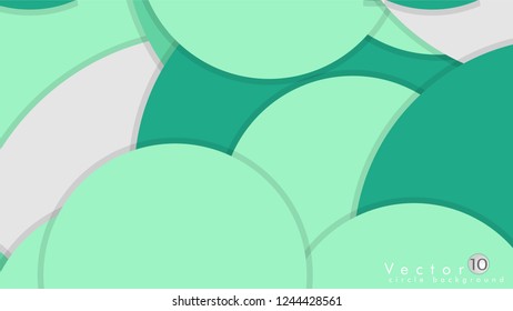 Simple and Colorful Circles Background , Design Vector - eps10