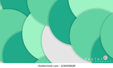 Simple and Colorful Circles Background , Design Vector - eps10