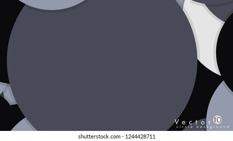 Simple and Colorful Circles Background , Design Vector - eps10