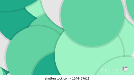 Simple and Colorful Circles Background , Design Vector - eps10
