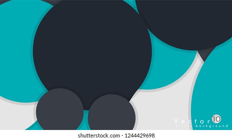 Simple and Colorful Circles Background , Design Vector - eps10