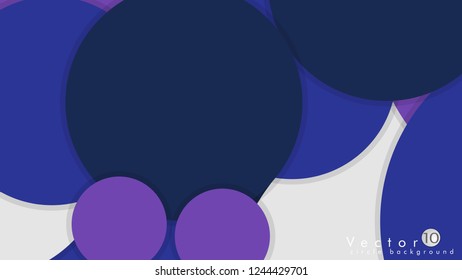 Simple and Colorful Circles Background , Design Vector - eps10