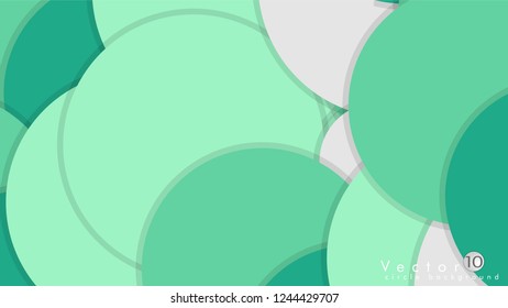 Simple and Colorful Circles Background , Design Vector - eps10