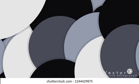 Simple and Colorful Circles Background , Design Vector - eps10