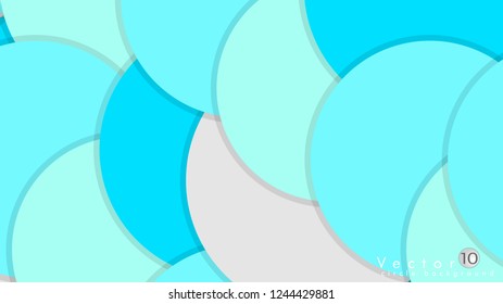 Simple and Colorful Circles Background , Design Vector - eps10