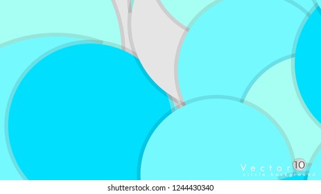 Simple and Colorful Circles Background , Design Vector - eps10