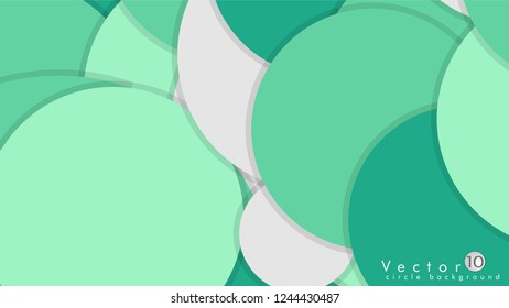 Simple and Colorful Circles Background , Design Vector - eps10