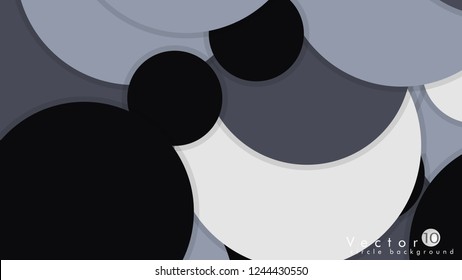 Simple and Colorful Circles Background , Design Vector - eps10