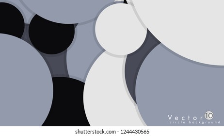 Simple and Colorful Circles Background , Design Vector - eps10