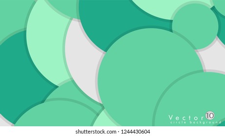Simple and Colorful Circles Background , Design Vector - eps10