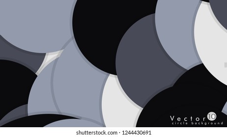 Simple and Colorful Circles Background , Design Vector - eps10